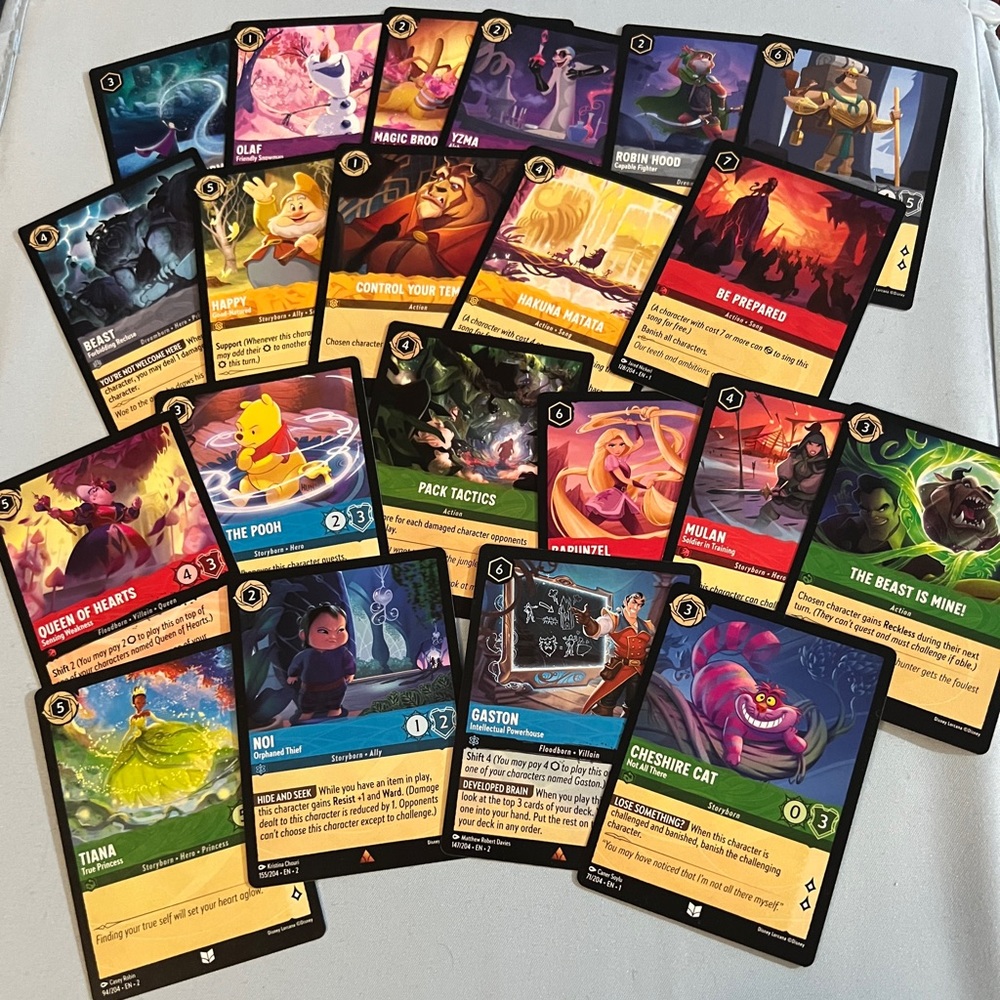 🔥🔥🔥Lorcana mystery card bundle of 15